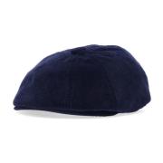 Kangol Marinblå Cord Flat Keps Blue, Herr