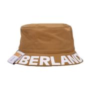 Timberland Brim Bucket Hat med Wheat Logo Yellow, Herr