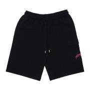 Propaganda Triangle Panther Cargo Sweatshorts Black, Herr