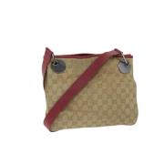 Gucci Vintage Pre-owned Canvas gucci-vskor Beige, Dam