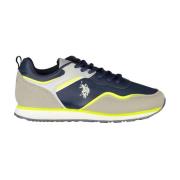 U.s. Polo Assn. Tryckt Lace-Up Sports Sneaker Multicolor, Dam