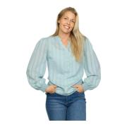 2-Biz Feminin Blus Ilenora.Ea24 Ice Blue, Dam