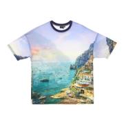 Dolly Noire Amalfi Coast Tee White/Multi Multicolor, Herr