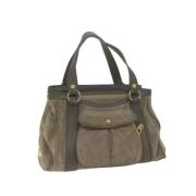 Celine Vintage Pre-owned Mocka handvskor Brown, Dam