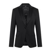 Kiton Ull Tuxedo Jacka Black, Dam