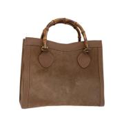 Gucci Vintage Pre-owned Mocka handvskor Brown, Dam