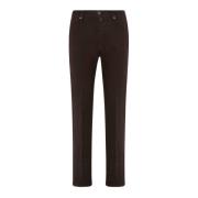 Kiton Cashmere Tailored Jeans Brown, Herr