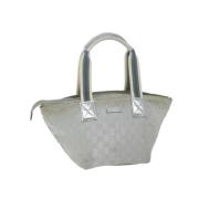 Gucci Vintage Pre-owned Canvas handvskor Gray, Dam