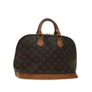 Louis Vuitton Vintage Pre-owned Canvas handvskor Brown, Dam