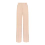 Kiton Silke Straight Leg Byxor Pink, Dam