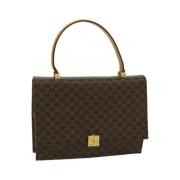 Celine Vintage Pre-owned Tyg handvskor Brown, Dam