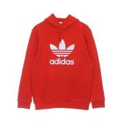 Adidas Lättvikts huvtröja med Trefoil logo Red, Herr