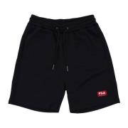 Fila Svart Beauty Elastisk Midja Shorts Black, Herr