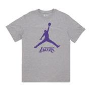 Jordan NBA Essential Tee Los Angeles Lakers Gray, Herr