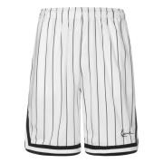 Karl Kani Pinstripe Bermuda Shorts Blanca White, Herr