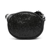 Marc Jacobs Svart Glitter Axelväska Black, Dam