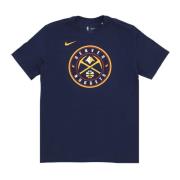 Nike Denver Nuggets Logotyp-T-shirt Blue, Herr