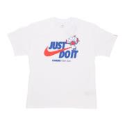 Nike Sport-T-shirt med screentryck White, Herr