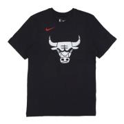 Nike Chicago Bulls Logo T-shirt Svart Black, Herr