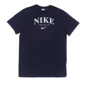 Nike Grafisk Klänning Midnatt/Vit Kort Ärm Blue, Dam