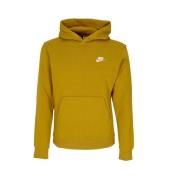 Nike Club Fleece Hoodie Långärmad Sweatshirt Brown, Herr