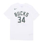 Nike Giannis Antetokounmpo NBA Tee White, Herr