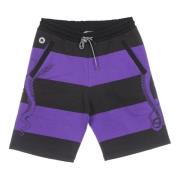 Octopus Lila Sweatshorts Elastisk Midja Sidfickor Purple, Herr