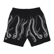 Octopus Outline Sweatshorts Svart/dammvit Black, Herr