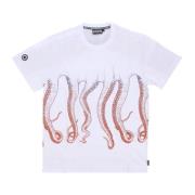 Octopus Gradient Tee Vit Kortärmad T-shirt White, Herr