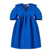 Nina Ricci Blå Taffeta Babydoll Klänning Blue, Dam