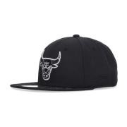 New Era Chicago Bulls Platt Skärm Keps Black, Unisex