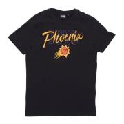 New Era Phoenix Suns Script Tee Svart/Gul Black, Herr