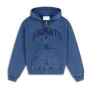 Axel Arigato Link Zip-Up Hoodie Blue, Herr