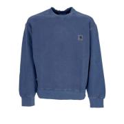 Carhartt Wip Elder Garment Dyed Crewneck Sweatshirt Blue, Herr