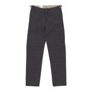 Carhartt Wip Svart Rinsed Cargo Byxor Black, Herr