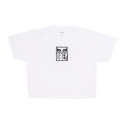 Obey Vit Crop Tee Dam T-shirt White, Dam