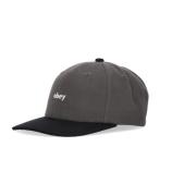 Obey Böjd Skärm Snapback Keps Mörkgrå Gray, Herr