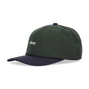 Obey Böjd Skärm Snapback Keps Mörk Ceder Green, Herr