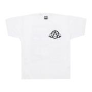 Obey Klassisk Vit Tee med Silkscreen Print White, Herr