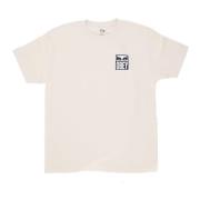 Obey Ikoniska Eyes Cream Herr T-shirt Beige, Herr