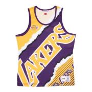 Mitchell & Ness NBA Jumbotron Basketball Tank Top Yellow, Herr