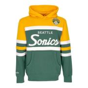 Mitchell & Ness Seattle Supersonics Hoodie Original Lagfärger Green, H...