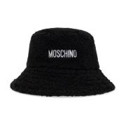 Moschino Faux-fur bucket hat Black, Unisex