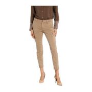 Mason's Cargo byxor för kvinnor i Curvy Fit Brown, Dam