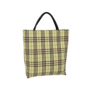 Burberry Vintage Pre-owned Nylon totevskor Yellow, Dam