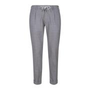 Eleventy Jogger Pant i Bi-Stretch Ull Gray, Herr