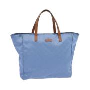 Gucci Vintage Pre-owned Canvas gucci-vskor Blue, Dam