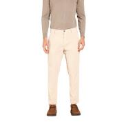 Mason's Sammet chino byxor, Carrot fit Beige, Herr