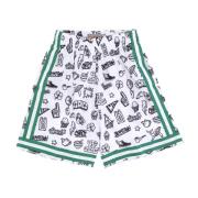 Mitchell & Ness NBA Doodle Swingman Basketball Shorts Multicolor, Herr