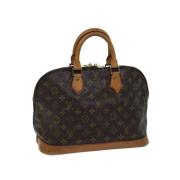 Louis Vuitton Vintage Pre-owned Canvas handvskor Brown, Dam